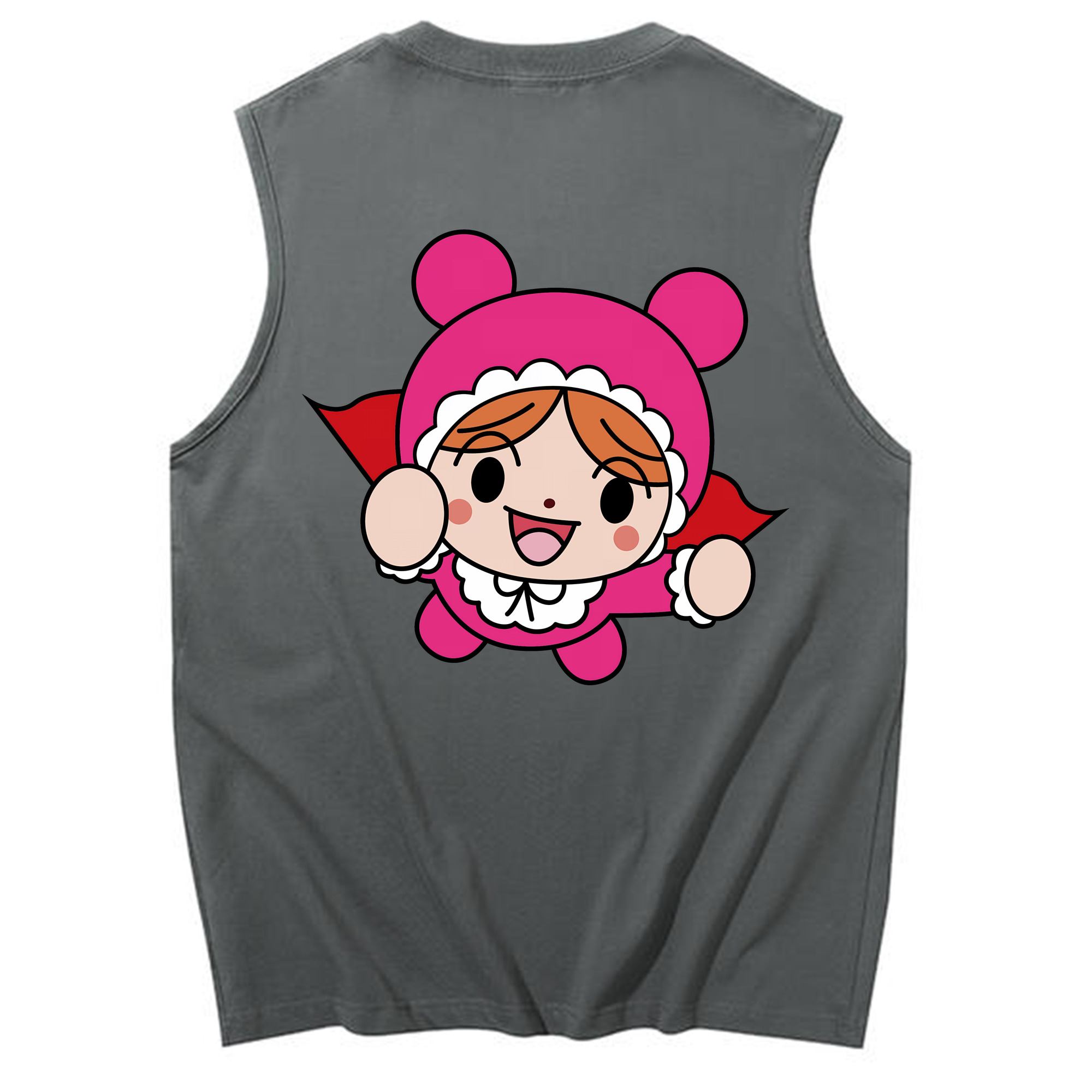 （画像用） アンパンマン Anpanman コットン100％タンクトップ（背面プリント）